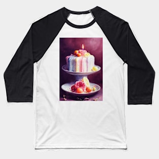 Happy birthday cake Baseball T-Shirt